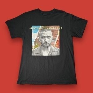 Justin Timberlake "The Man of the Woods" Graphic Tour Tshirt Sz Medium - "Dale"